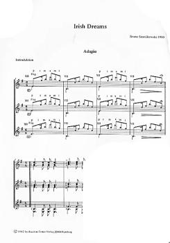 Preview: Szordikowski, Bruno: Irish Dreams - Irische Suite für 3 Gitarren oder Gitarrenchor, Noten Beispiel
