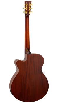 Preview: Tanglewood TE4CEBL Elemental Super Folk Gitarre, massive Mahagonidecke, Pickup, Akustikgitarre mit Stahlsaiten Rückseite