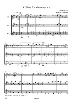 Preview: Teschner, Hans Joachim: Guitar Team Vol. 8, Viva España y Sevilla für 3 Gitarren, Noten Beispiel