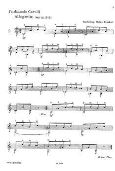 Preview: Teuchert, Heinz: Meister der Klassik, Meine ersten Gitarrenstücke Vol. 1, Noten Beispiel