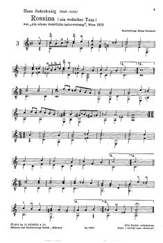 Preview: Teuchert, Heinz: Meister der Renaissance, Meine ersten Gitarrenstücke Heft 3, Noten Beispiel