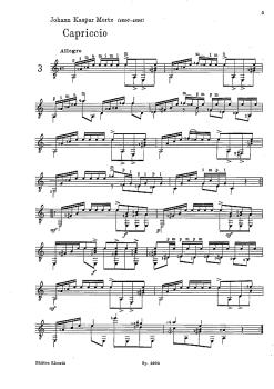 Preview: Teuchert, Heinz: Meister der Romantik, Meine ersten Gitarrenstücke Heft 4, Noten Beispiel