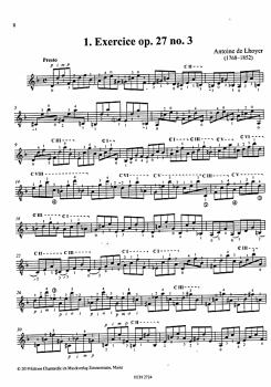 Preview: The Chanterelle Guitar Anthology, für Gitarre solo, Noten Beispiel