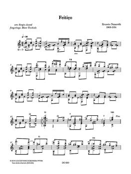 Preview: Nazareth, Ernesto: The Music of Ernesto Nazareth for guitar solo, sheet music, sample