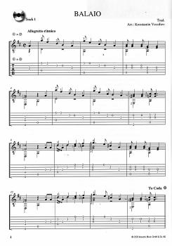 Preview: Vassiliev, Konstantin: Meister der Brasilianischen Musik, Noten und Tabulatur für Gitarre solo Beispiel