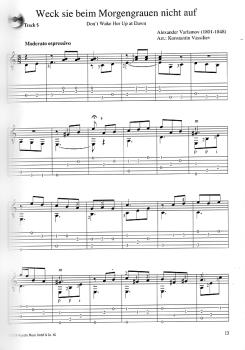 Preview: Vassiliev, Konstantin: Meister der russischen Musik, Noten und Tabulatur für Gitarre solo Beispiel