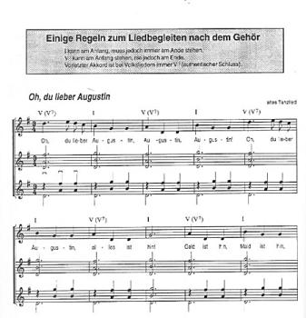 Preview: Vogt, Gerhard & Tröster, Gertrud: Sing and Play, Liedbegleitung mit der Mandoline, Schule Beispiel