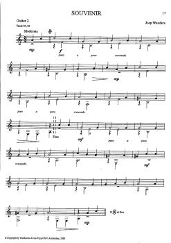 Preview: Wanders, Joep: Go for C-Duets! - leichte Gitarrenduos, Noten Beispiel Gitarre 2