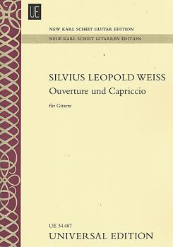 Weiss, Slvius Leopold: Ouverture und Capriccio für Gitarre solo - Neue Karl Scheit Edition, Noten