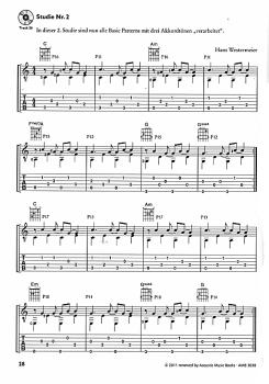 Preview: Westermeier, Hans: Picking Basics Band 1, Fingerstyle Gitarrenschule Noten Beispiel