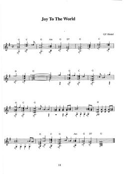 Preview: Westermeier, Hans: Weihnachtslieder aus aller Welt für Gitarre, Noten Beispiel
