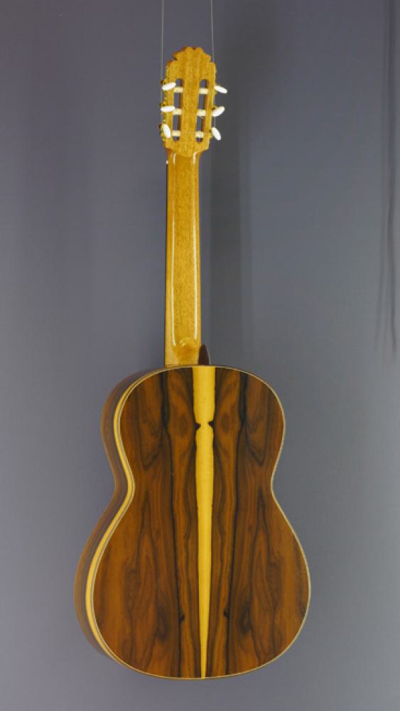 Ricardo Morenoc C-Z 63 Zeder, 63 cm kurze Mensur, massive Zederndecke, Ziricote, spanische Konzertgitarre , Rückseite