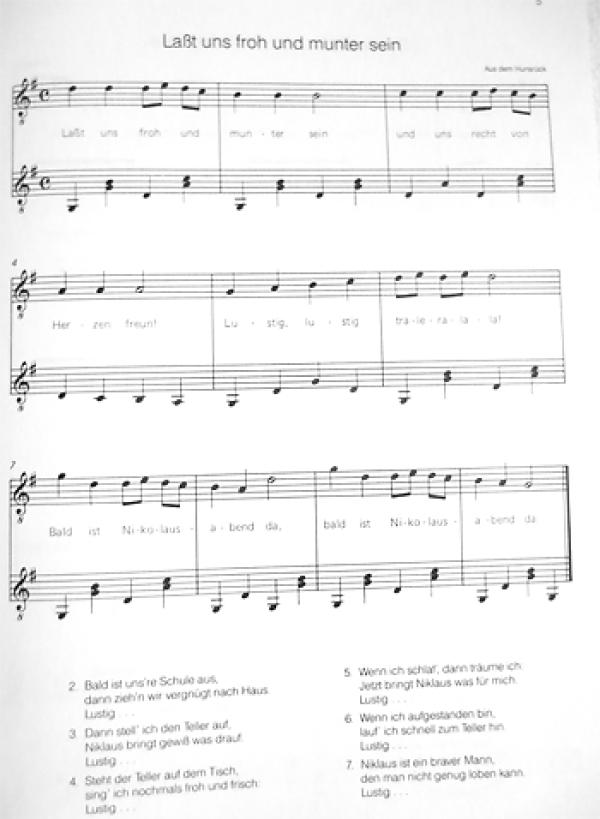Cieslik, Thomas: Spielsachen Weihnachten for 1-2 guitars, notes example
