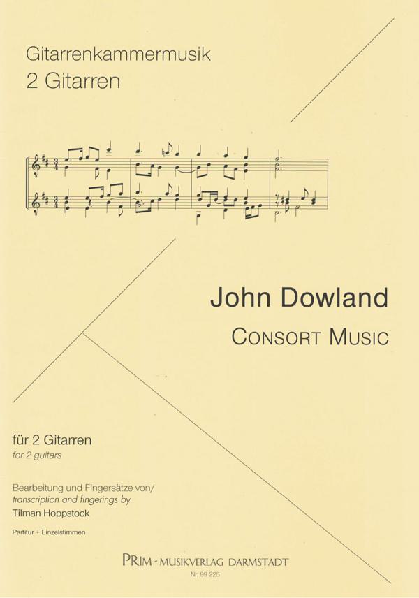 Dowland, John: Consort Music für 2 Gitarren, Noten für Gitarrenduo