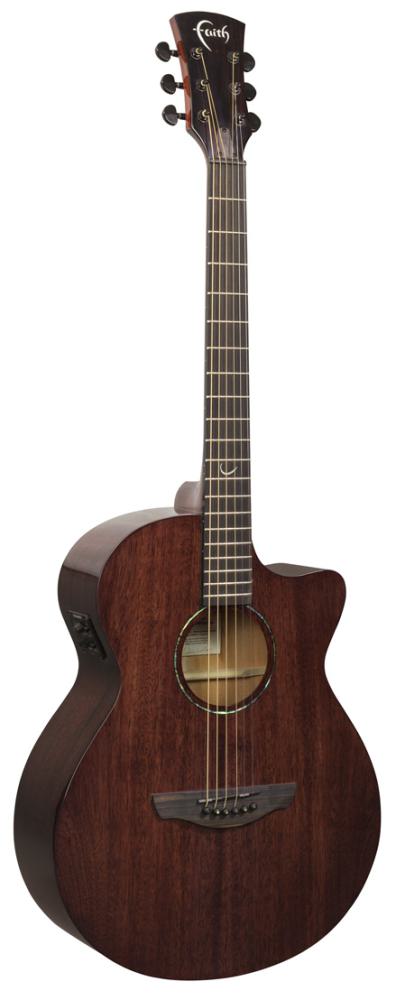Faith Nexus Venus Cutaway Electro, Acoustic Guitar with Pickup, all solid mahogany, with Gigbag