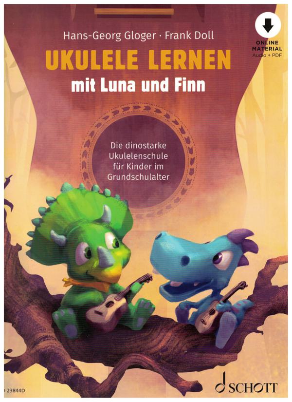 Gloger, Hans-Georg, Doll, Frank: Ukulele lernen mit Luna und Finn, Ukuelele Method for kids, language: German