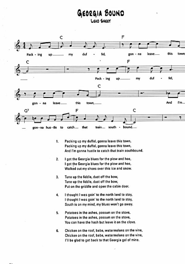 Grossman, Stefan: Country Blues Guitar, Songbook und Gitarre solo, Noten und Tabulatur Beispiel