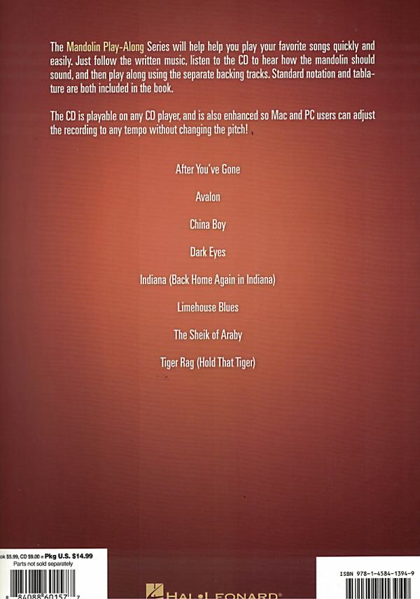 Gypsy Swing Mandolin, Play Along, mit CD, Noten und Tabulatur Inhalt