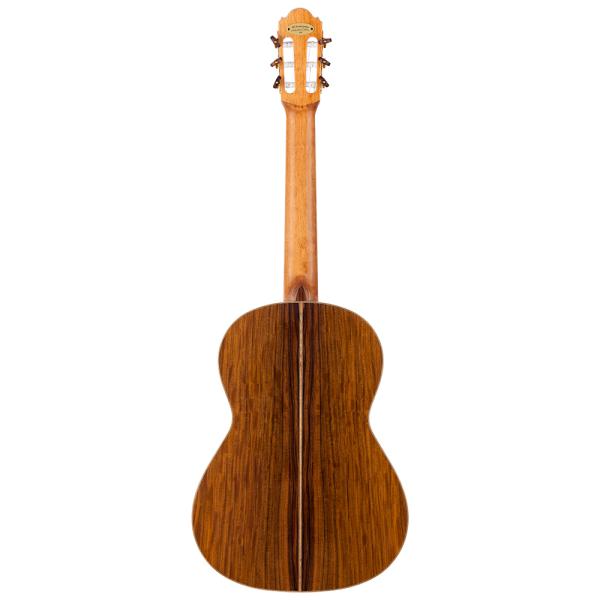 Kremona 90 Year Anniversary cedar Pau Ferro, classical guitar, back view