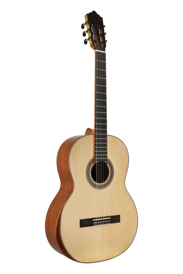 Lacuerda 65 ergo with armrest, matt finished classical guitar with solid spruce top