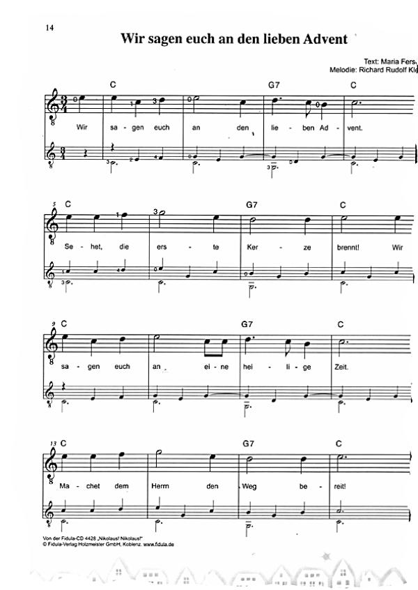 Langer, Michael: Play Guitar Erste Weihnacht - First Christmas, easy pieces for 1-2 guitars, sheet music sample