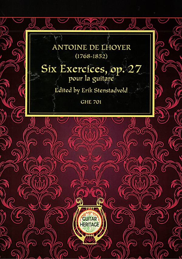 Lhoyer, Antoine de: 6 Exercices op.27, Gitarre solo Noten