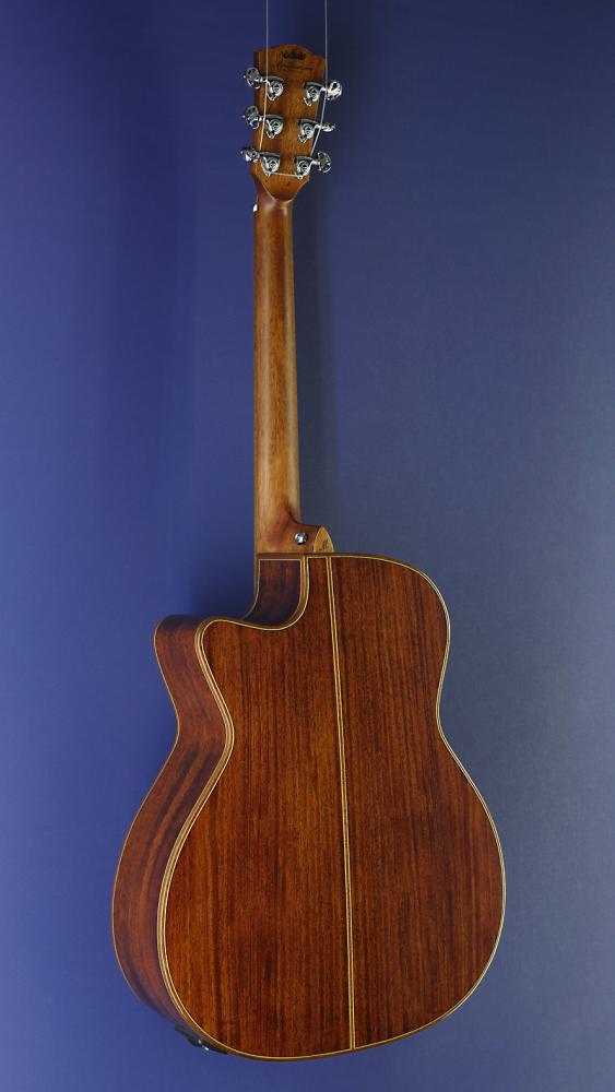 Merida Cardenas C-35 GACEH, Akustikgitarre mit Tonabnehmer, Rückseite