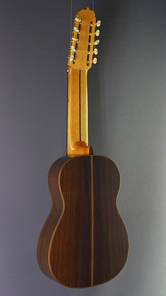 10-string Guitar Ricardo Moreno cedar, rosewood, all-solid, Spanish Guitar, back view