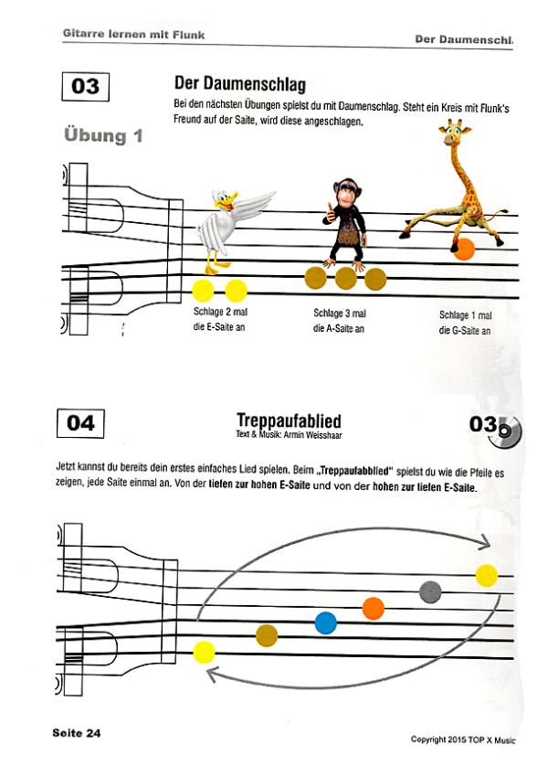 Weisshaar, Armin: Gitarre lernen mit Flunk - Guitar Method for Children, sample