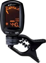 Chromatic tuner, Career A3 clip tuner for guitar, ukulele, mandolin, banjo, violin, bass, calibratable with additional micro